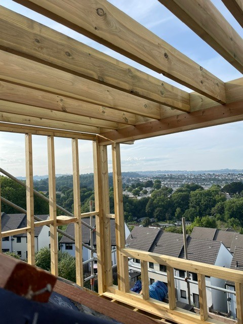 The frame taking shape