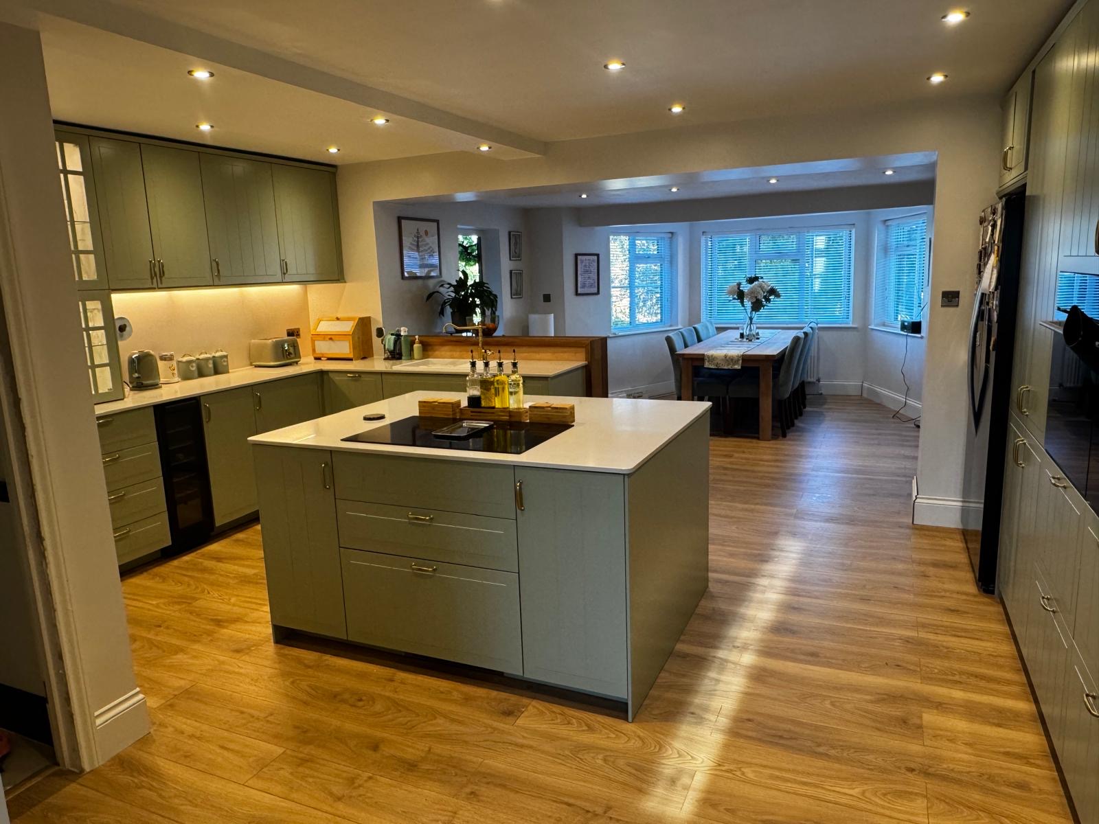 Flowing into the living space